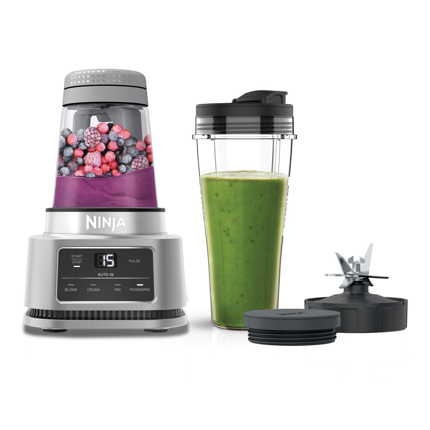 Ninja Foodi CB100UK 2-in-1 Auto IQ Power Nutri Blender