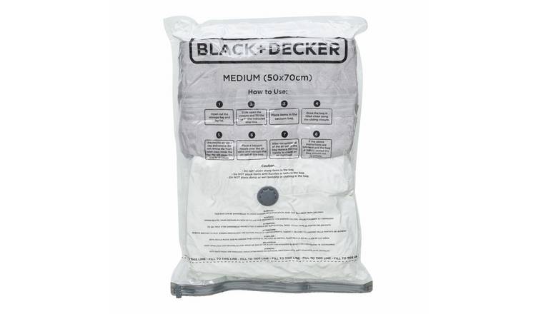 Black + Decker Medium Vacuum Storage Bag - Pack of 1
