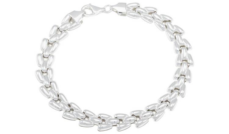 Childs silver bracelet on sale argos