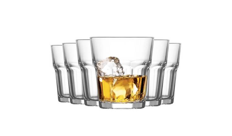LAV Aras Whisky Glasses - 305ml - Clear - Pack of 12