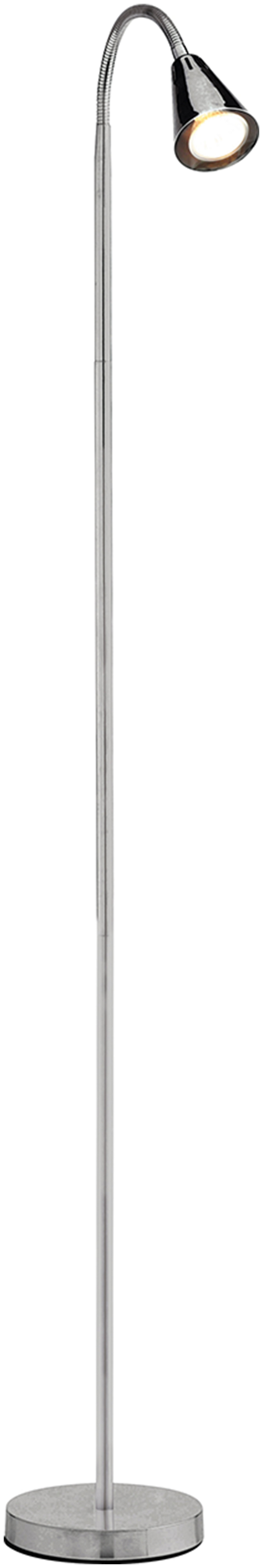 Argos Home Reading Light Floor Lamp - Chrome