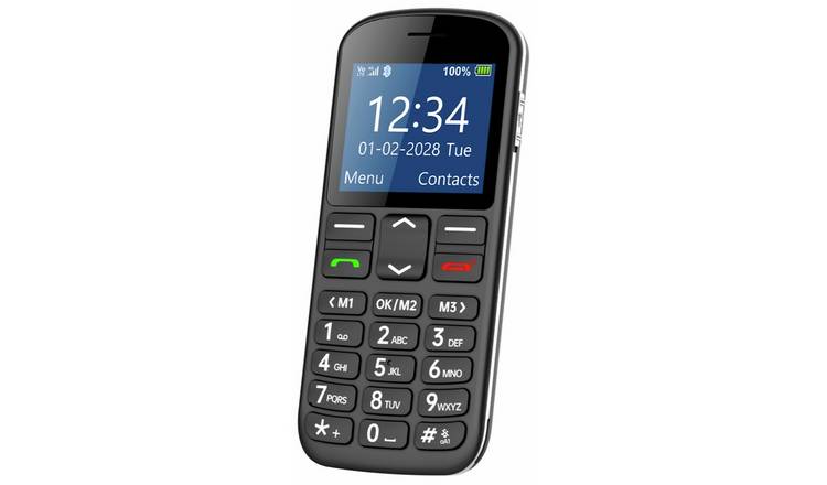 SIM Free Opel Mobile BigButton M Mobile Phone - Black