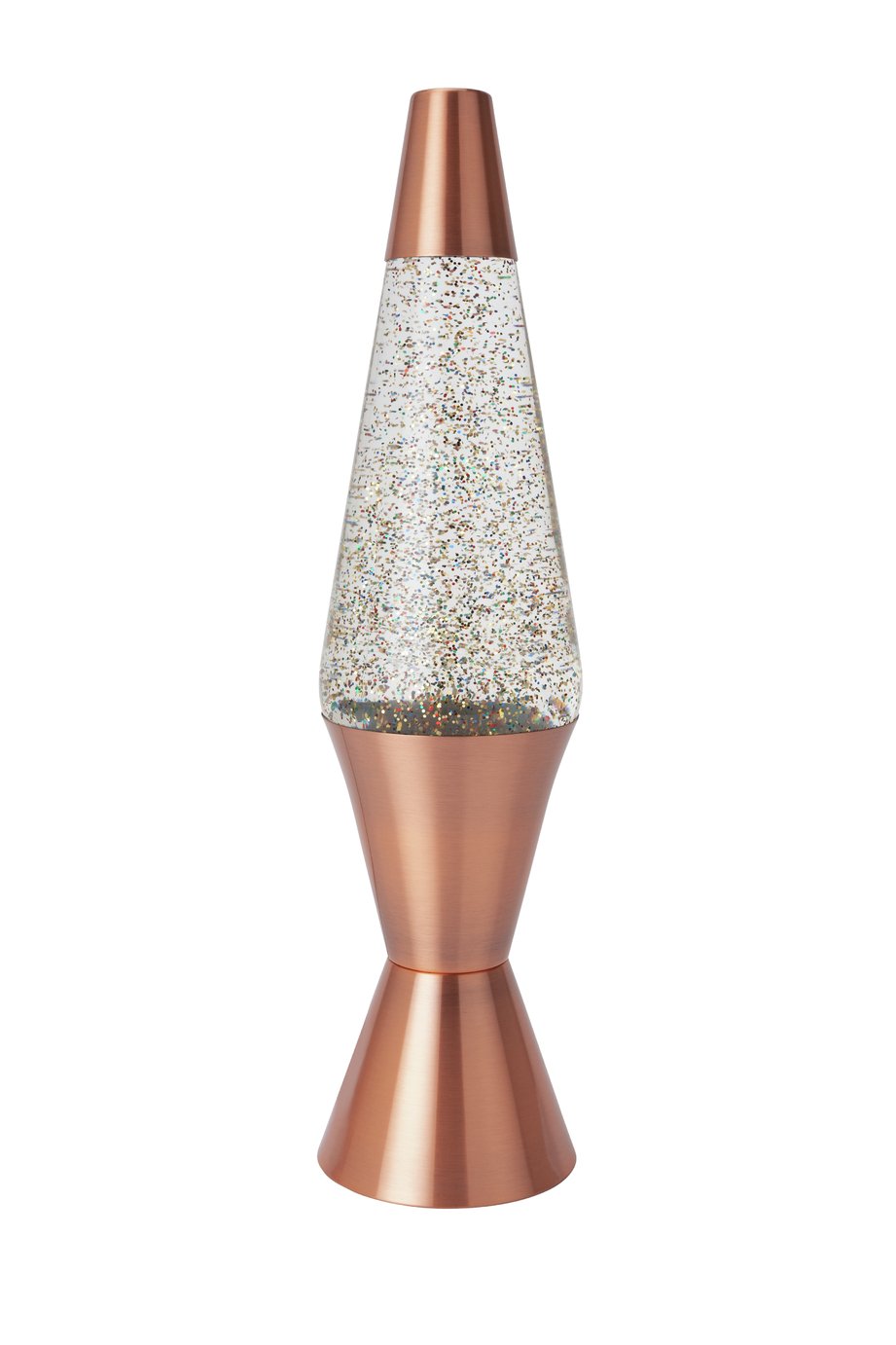 Lava Lite Glitter Lamp - Rose Gold 