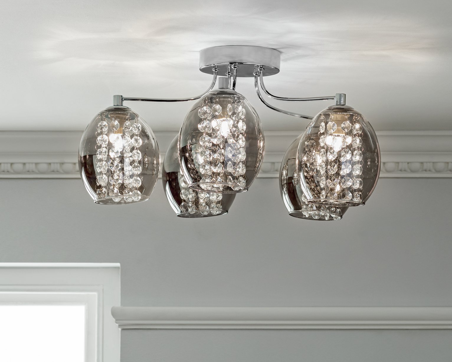 Argos Home Palm Luxe 5 Light Ceiling Light Review