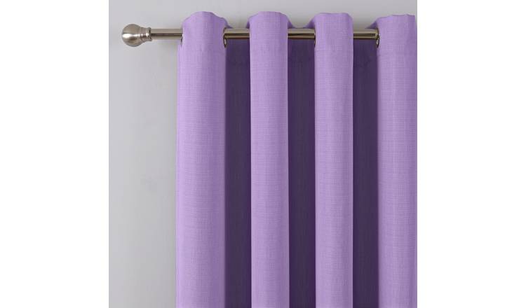 Buy Argos Home Blackout Eyelet Curtains Lilac Limited Stock
