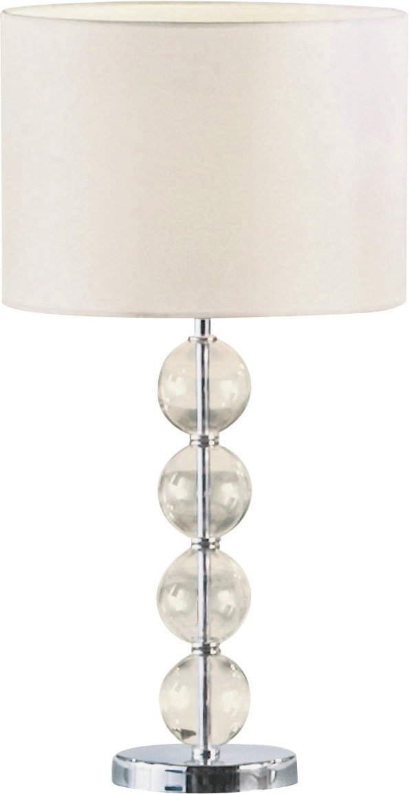 Argos Home Glass Ball Table Lamp - Ivory