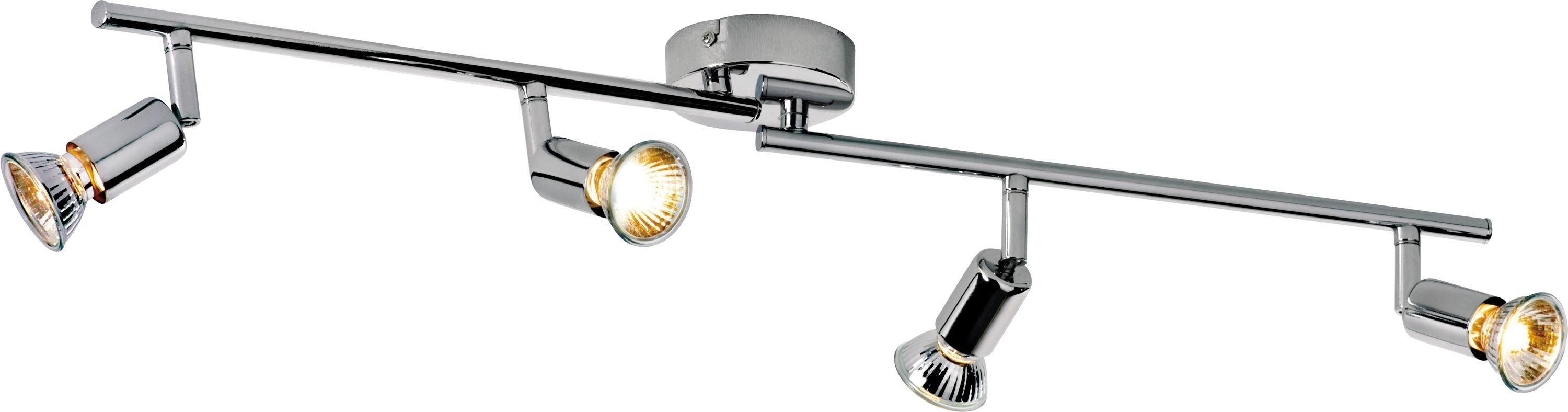 Argos Home Cromer 4 Spotlight Ceiling Bar - Chrome Plated