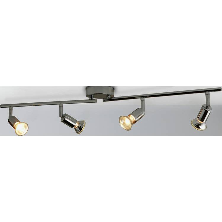 Argos Home Cromer 4 Spotlight Ceiling Bar - Chrome Plated 0