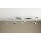 Buy Argos Home Cromer 4 Spotlight Ceiling Bar - Chrome ...