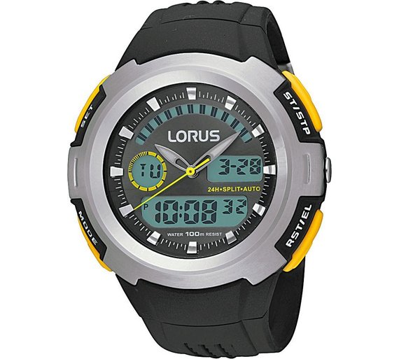 Buy Lorus Men's Dual Time Watch at Argos.co.uk - Your Online Shop for ...