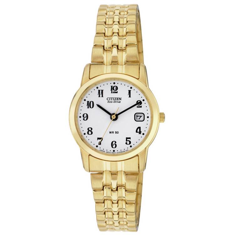Citizen Ladies Gold Coloured Stainless Steel Expander Watch 0