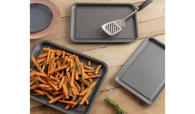 Buy Argos Home 3 Piece Baking Tray Set Bakeware Argos