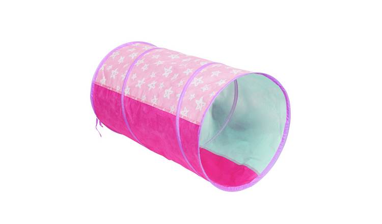 Chad Valley Pink Stars Pop Up Play Tunnel