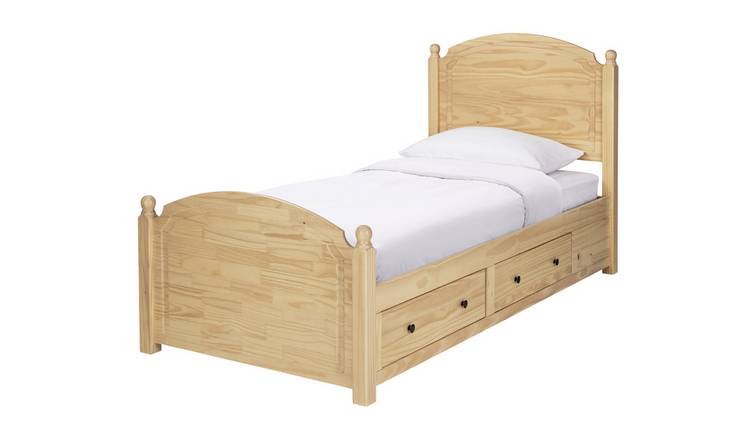 Argos Home Emberton Single Wooden Bed Frame - Pine