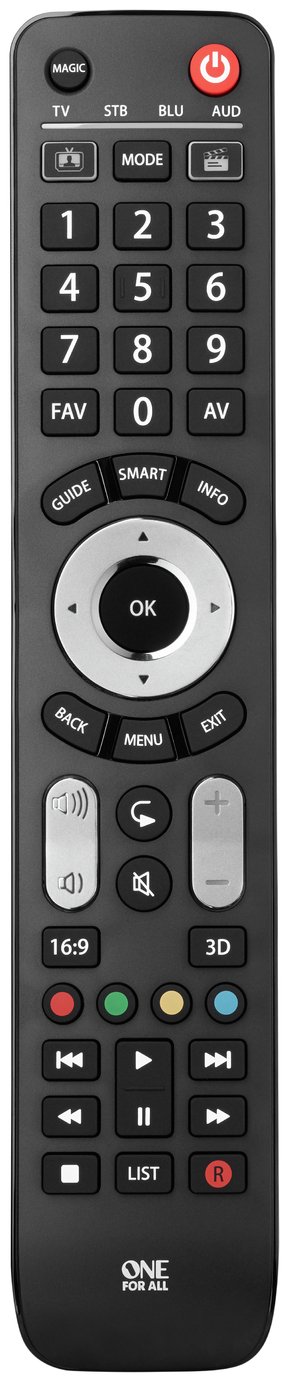 One For All URC7145 Evolve 4 Way Universal Remote Control
