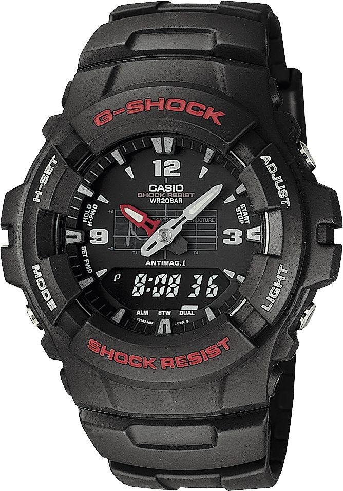 Casio Men's G-Shock Analogue Display Black Resin Strap Watch