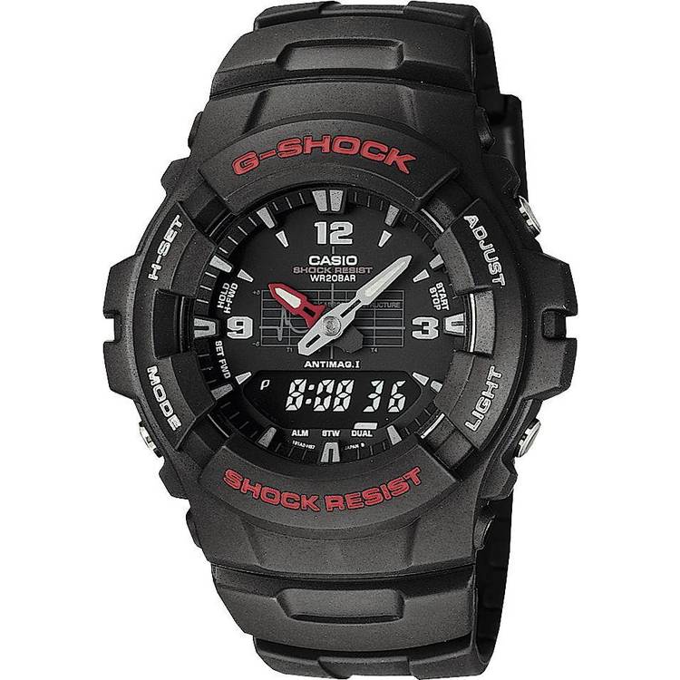 Casio G-SHOCK Men's Analogue Display Black Resin Strap Watch 0