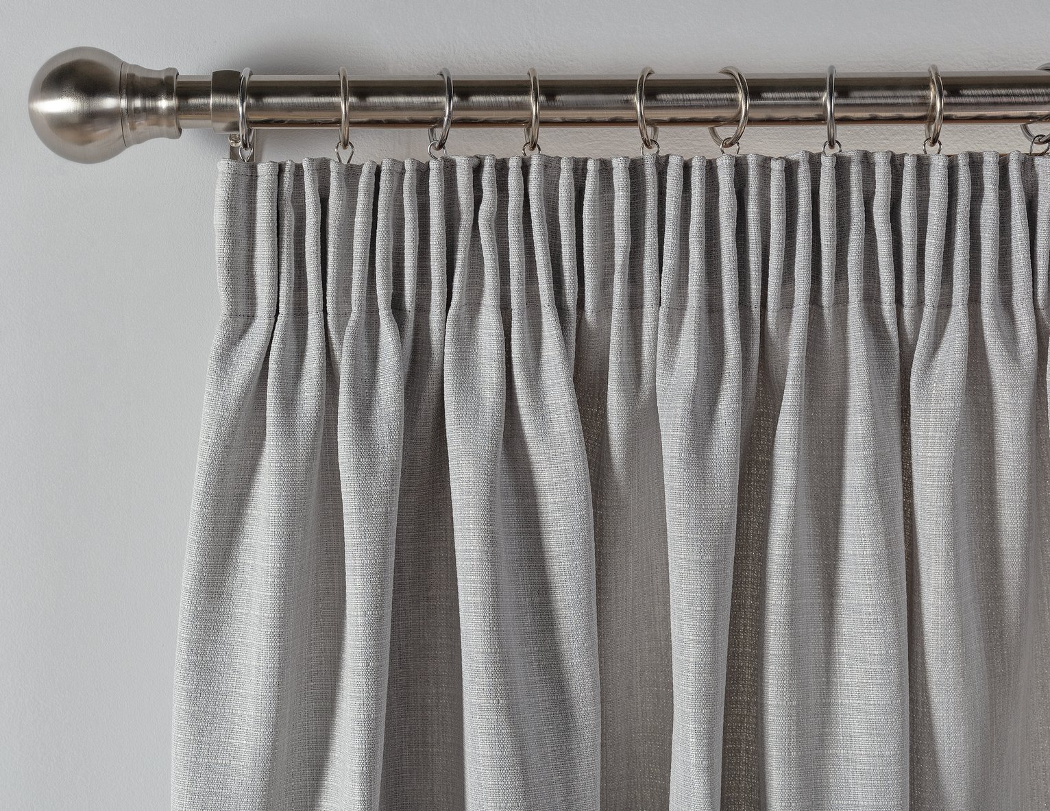 Argos Home Thermal Blackout Pencil Pleat Curtains - Grey