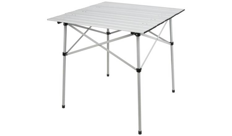Aluminium Folding Camping Table with Slatted Top