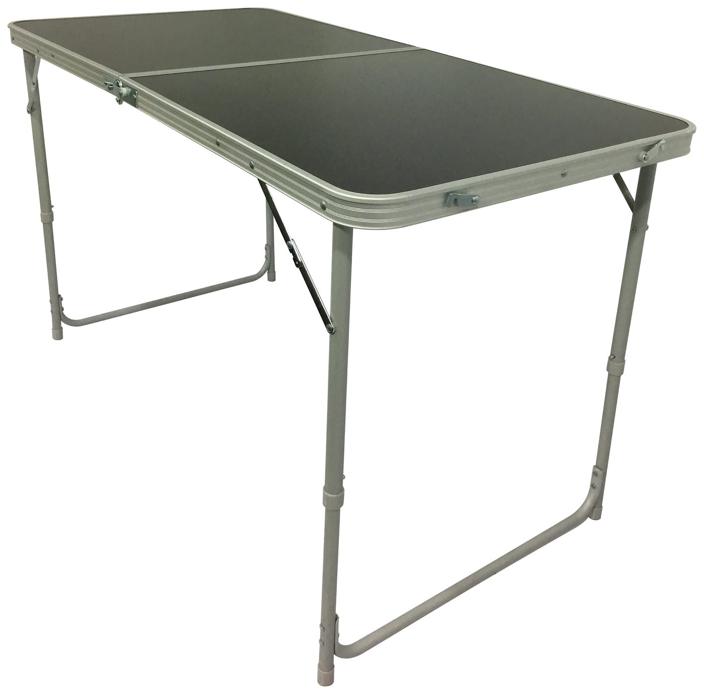 Twin Height Folding Aluminium Table - Large