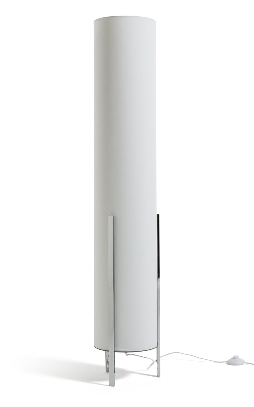 Habitat Column Floor Lamp - White