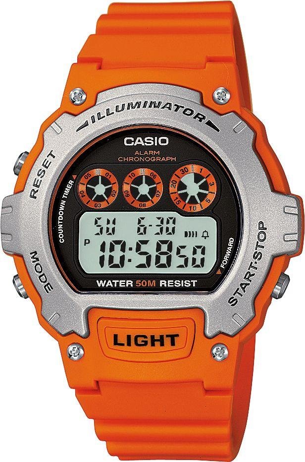 Casio Mens Orange Illuminator LCD
