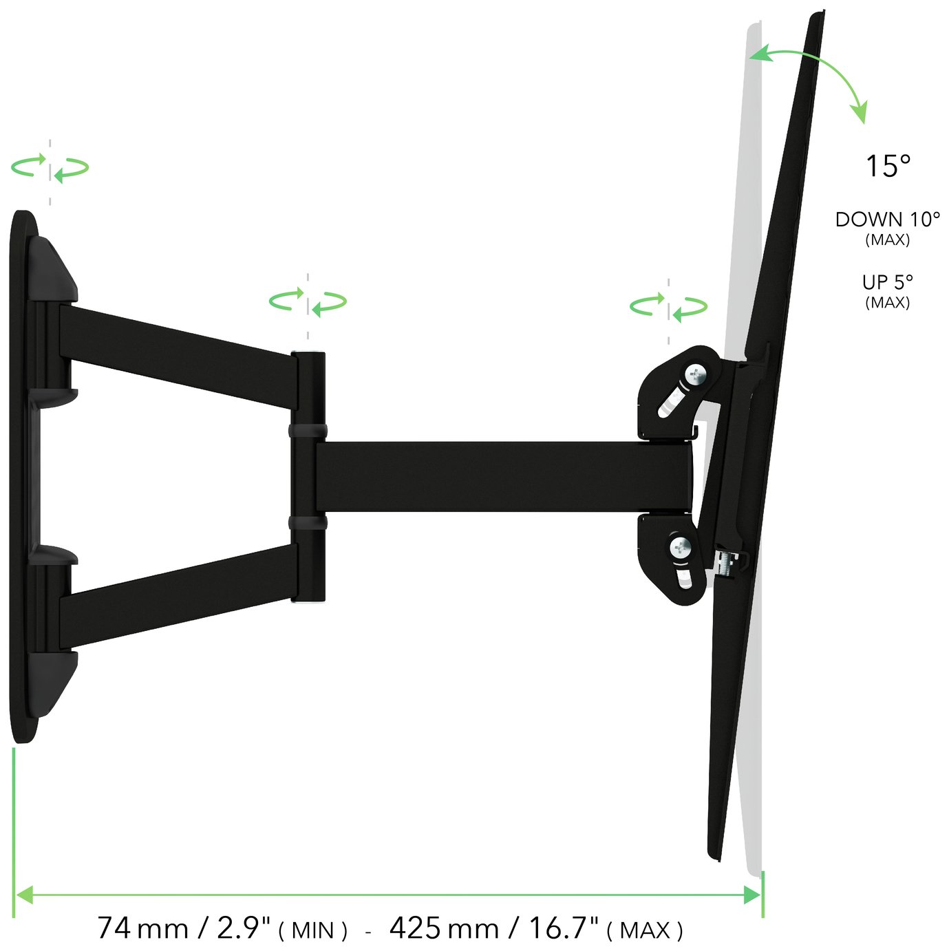 AVF Superior Multi-Position Up To 80 Inch TV Wall Bracket Review