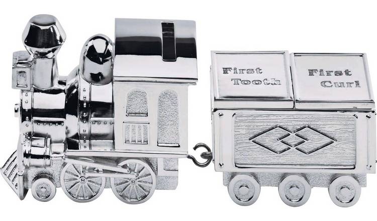 Buy Silver Plated Train Money Box | Money boxes and piggy banks | Argos