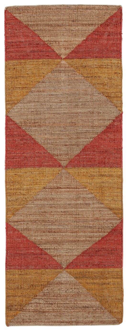 Habitat Ava Jute Runner - 70 x 200cm - Multicoloured