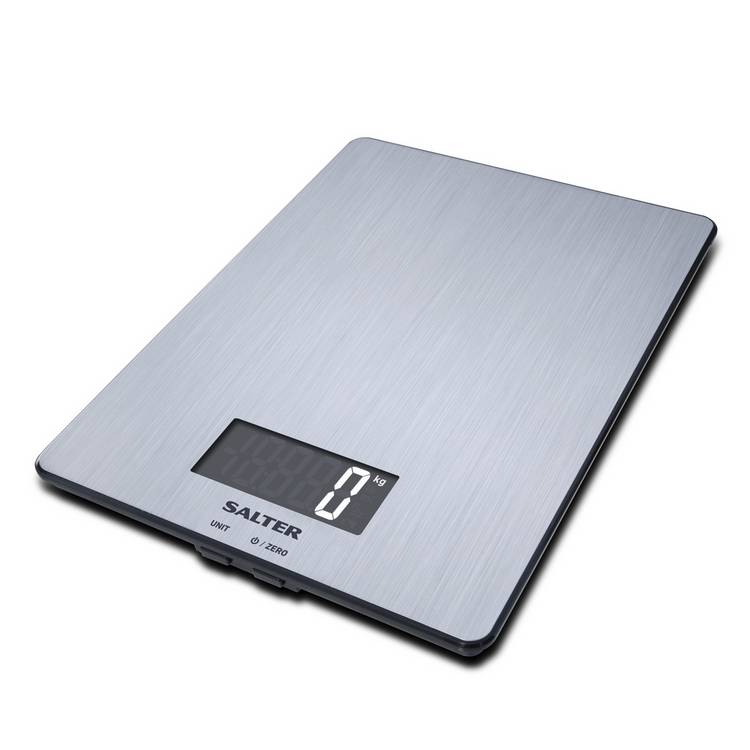 Salter Stainless Steel Digital Kitchen Scale 0