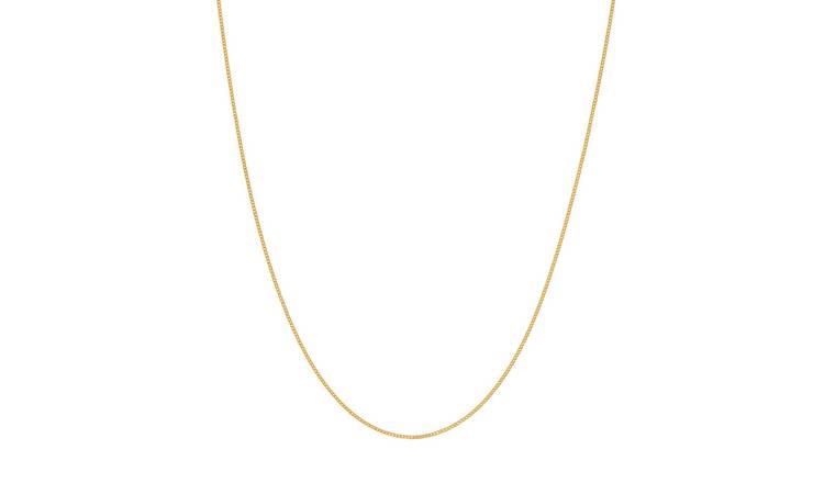 9ct gold curb hot sale chain 24 inch