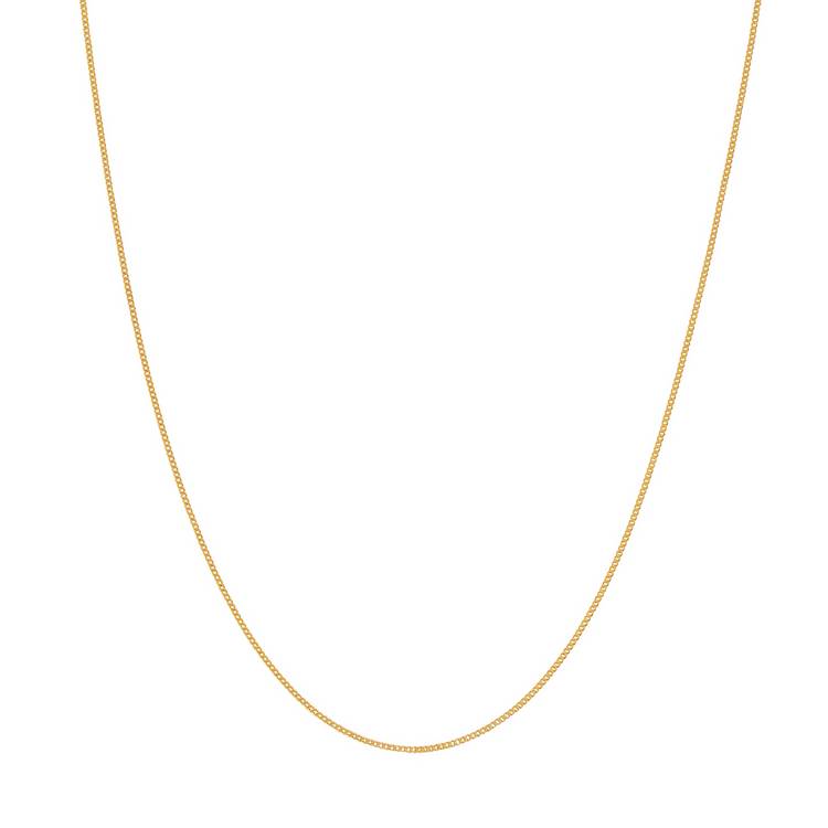 Revere 9ct Yellow Gold Fine Curb 24 Inch Chain 0