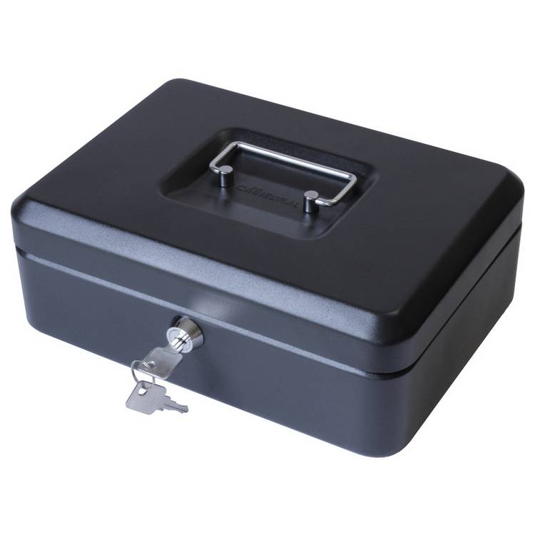 Cathedral 8 Inch Cash Box - Black 0