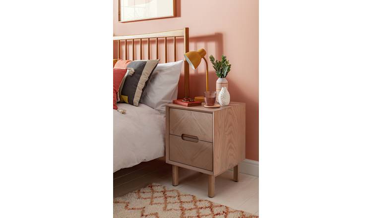 Buy Habitat Halden Skandi 2 Piece Bedside Table Set Natural Bedside Tables Habitat