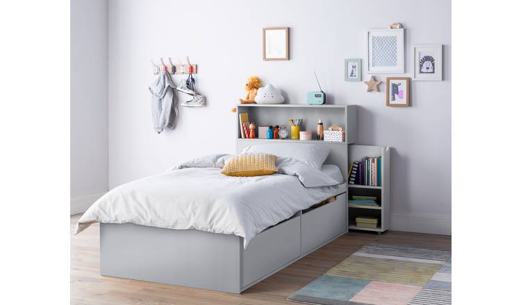 Buy Habitat Lloyd Cabin Bed with Storage Headboard Grey Kids beds Argos