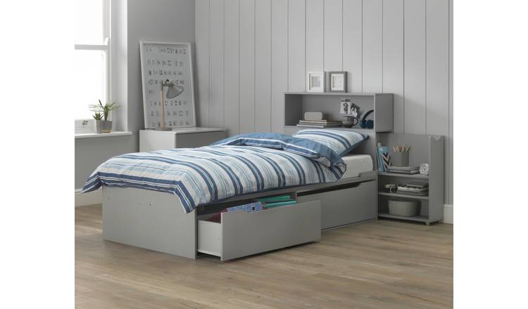 Buy Argos Home Lloyd Grey Cabin Bed With Storage Headboard