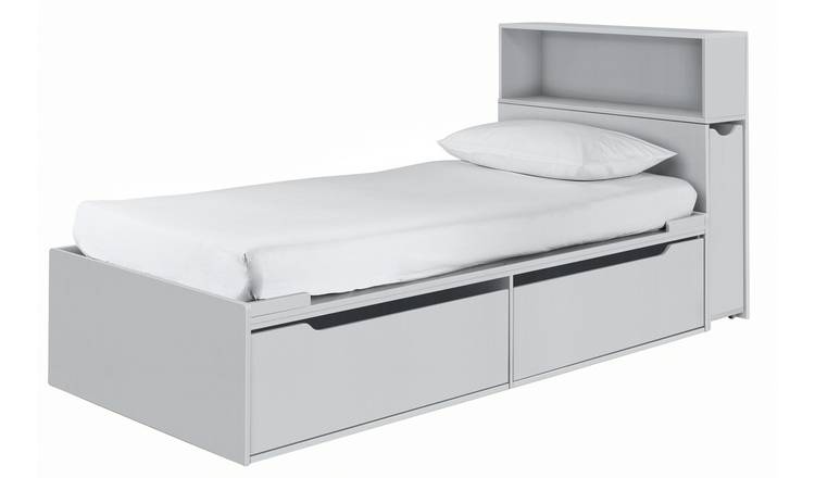 Habitat Lloyd Cabin Bed with Storage Headboard - Grey