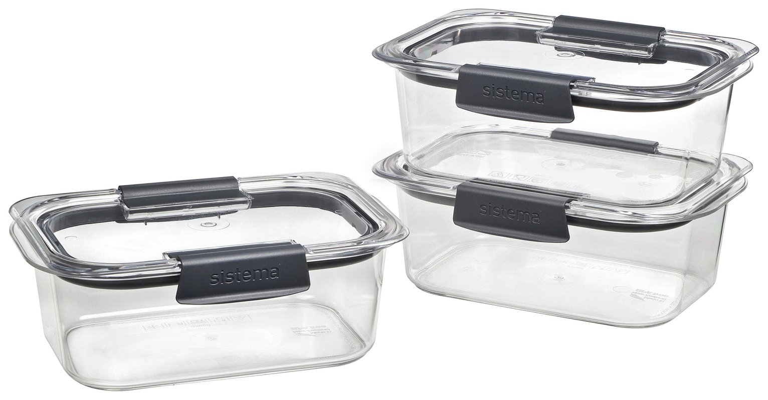 Sistema Brilliance Food Storage Set - 3 Pack