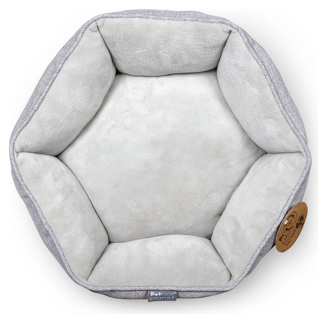 Petface Planet Grey Eco Pet Bed - Small