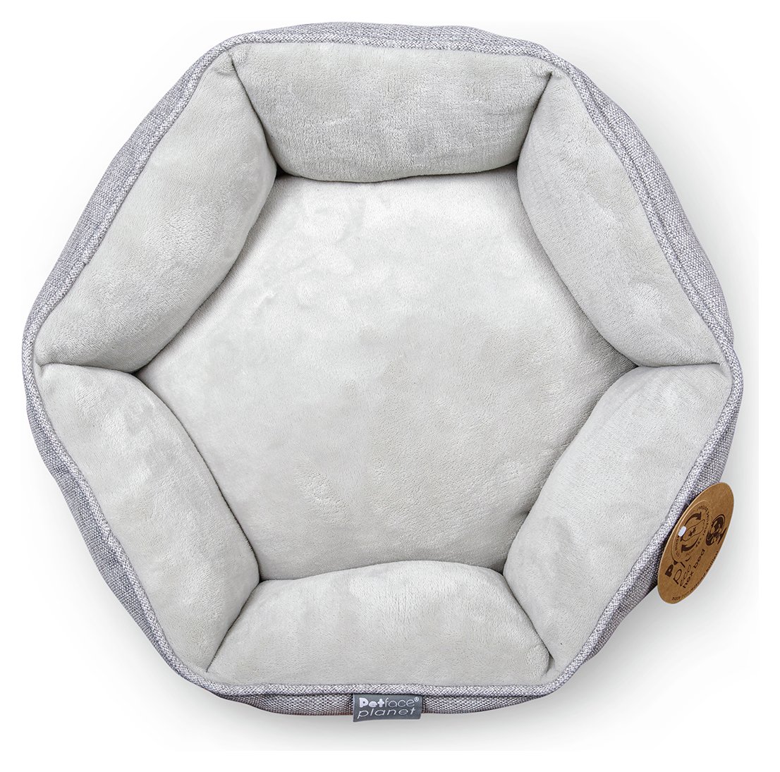 Petface Planet Grey Eco Pet Bed – Medium 