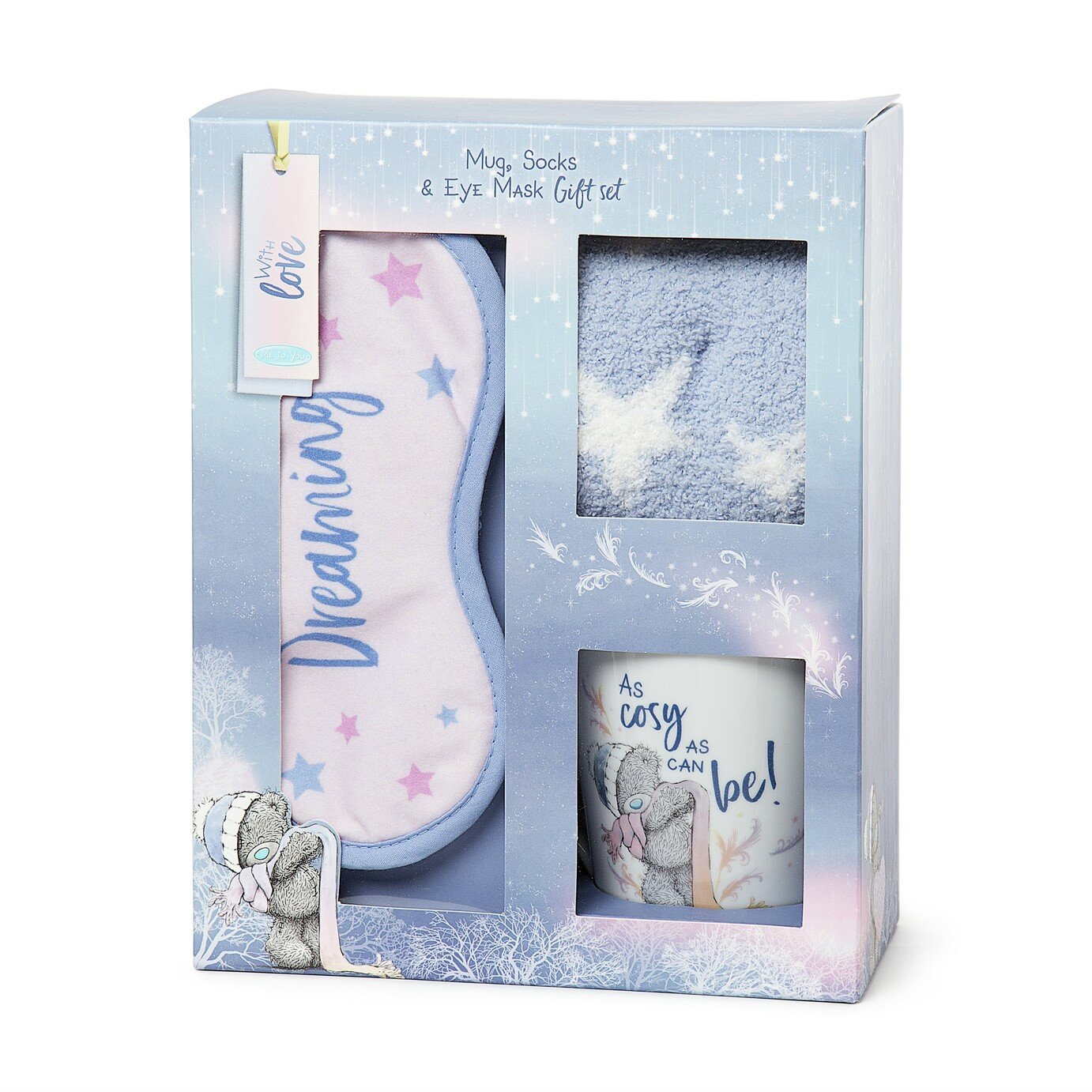 Me to You Eye Mask, Socks & Mug Gift Set