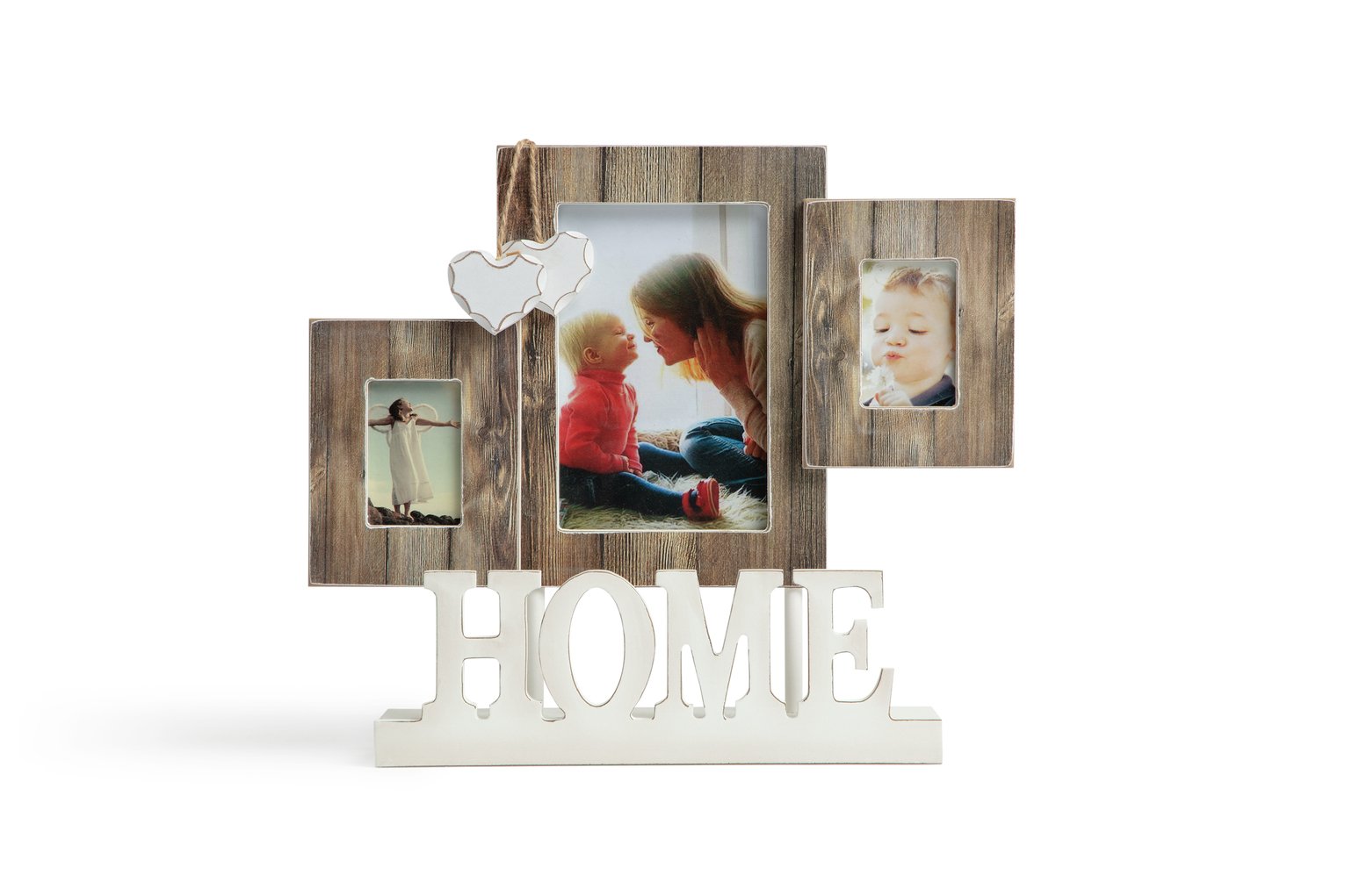 Argos Home Multi Aperture Frame - Natural - 27x30cm