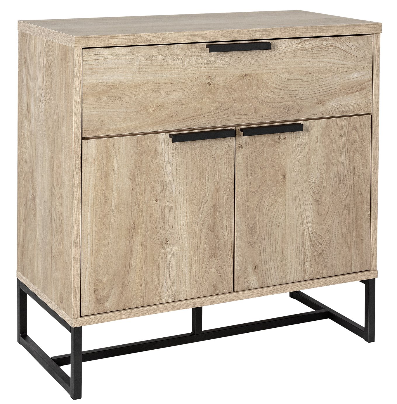 Argos Home Nomad 2 Door 1 Drawer Sideboard -Light Oak Effect