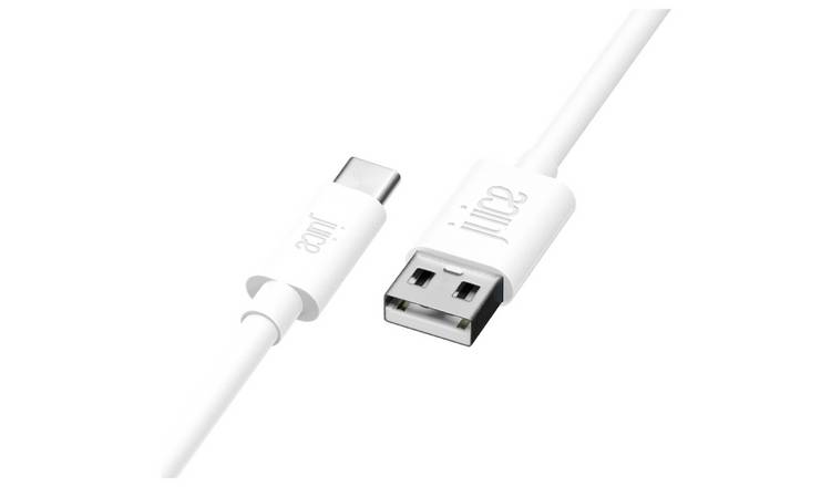 Juice USB to USB Type-C 2m Charging Cable - White