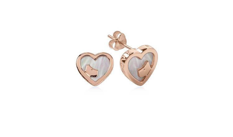 Radley shop heart earrings