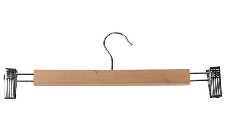 Buy Argos Home Set of 10 Wooden Hangers, Clothes hangers