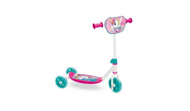 Mondo 3-Wheel Unicorn My First Scooter - White
