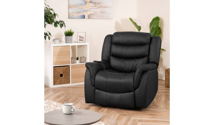 Artemis Home Almeira Electric Riser Recliner with Massage and Heat - Black