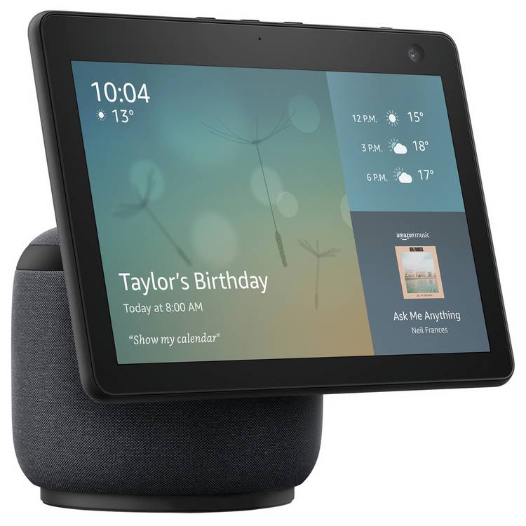 Amazon Echo Show 10 3rd Gen Smart Display with Alexa - Black 0