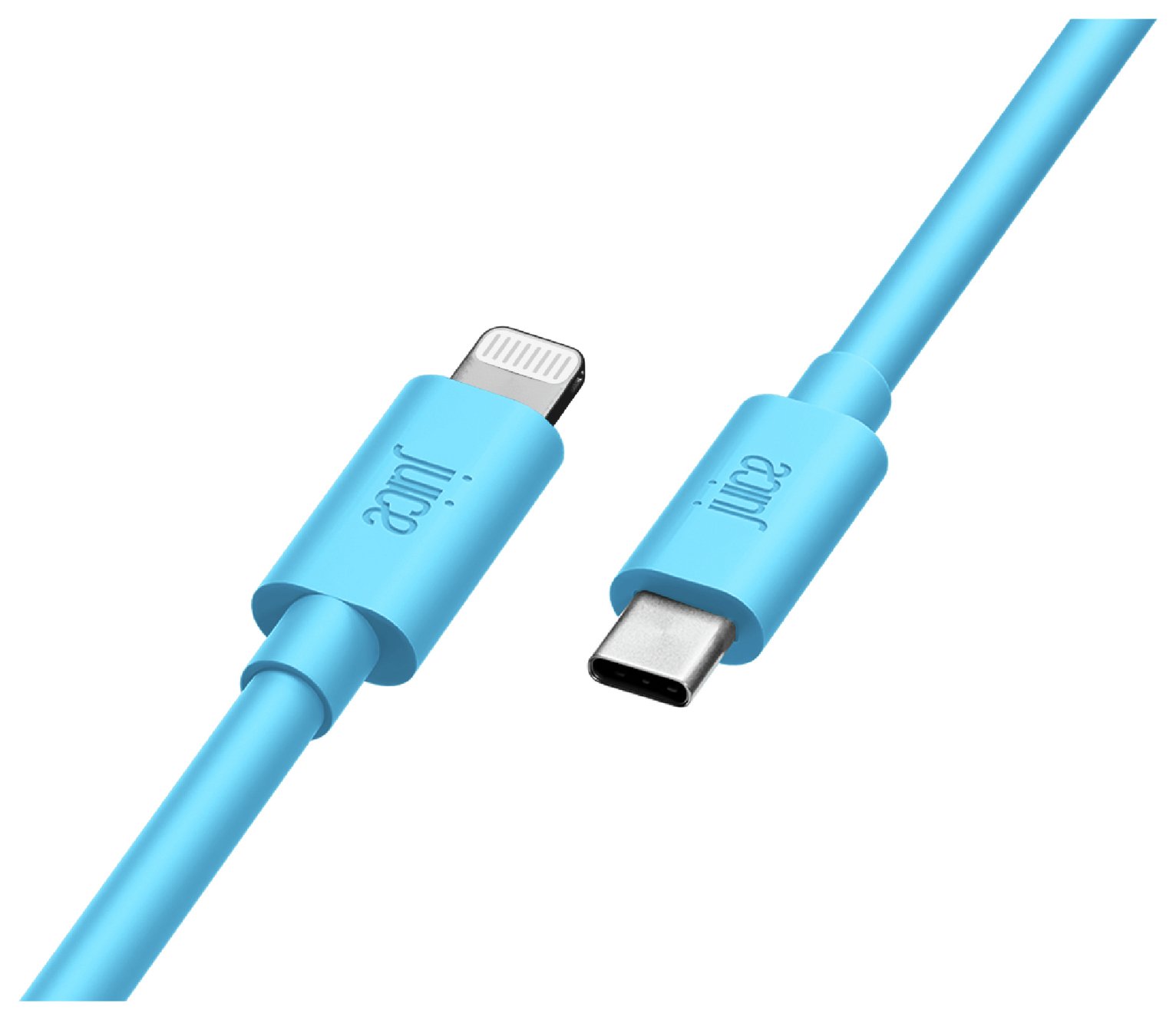 Juice Lightning to USB Type C 2m Charging Cable - Aqua